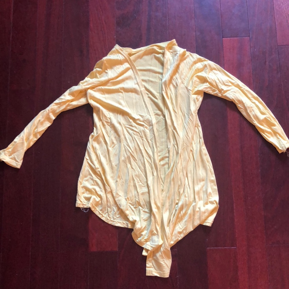 Yellow light weight cardigan